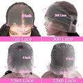 220 Density Deep Wave 13x6 HD Lace Front Human Hair Wigs 30 32 34 36 38 Inch Pre Plucked Water Curly 13x4 Lace Frontal Wig HD Transparent Lace Front Human Hair Wigs Jerry Curly Wig