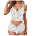 Women Sexy Lingerie Sexy V-neck Eyelash Lace Halter Bodysuits Erotic Lingerie Women Exotic Clothing Mesh Erotic Lingerie