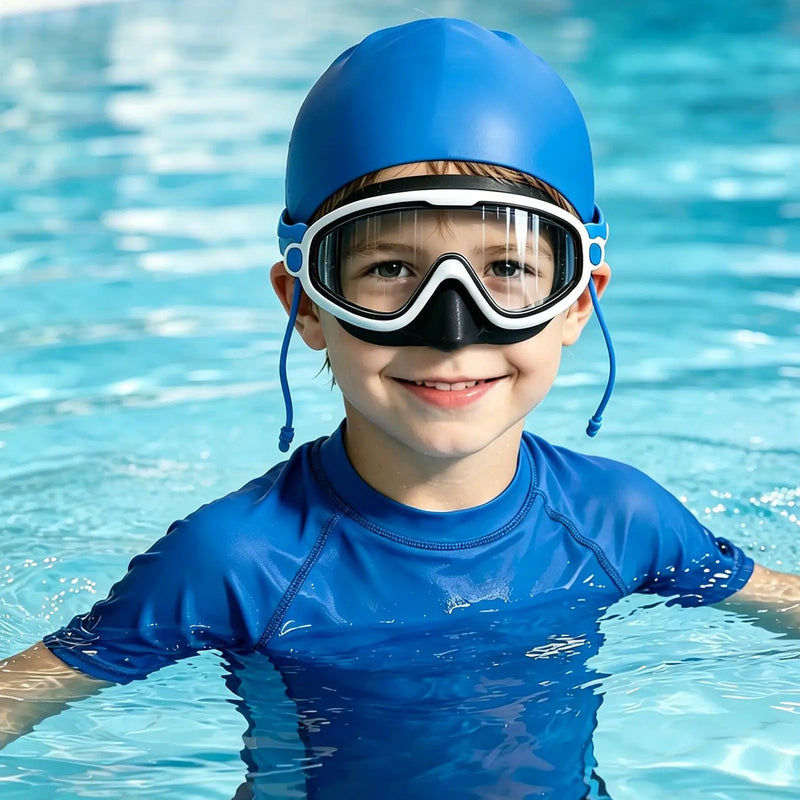 Kids Swimming Goggles with Nose Cover Anti-fog Waterproof | SAMAG