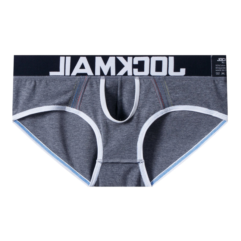 JOCKMAIL Brand Cotton Men Underwear Brief Sexy Gay Penis Pouch Push up calzoncillos hombre slip cueca Gay Underwear male panties
