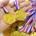Plastic Gold Winner Award Golden Medals Kids Birthday | SAMAG