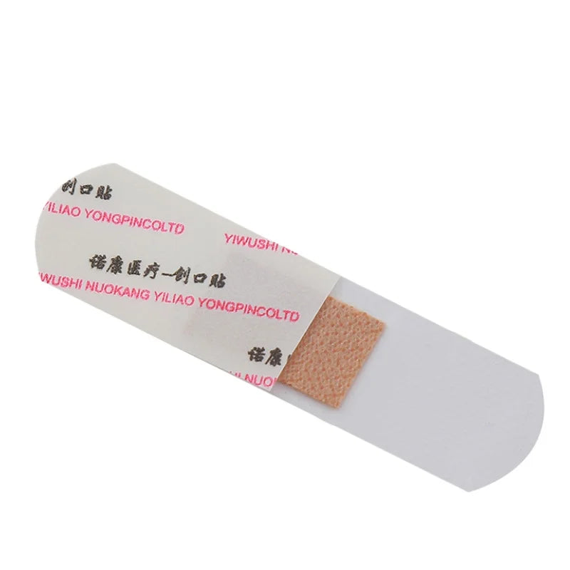 100pcs Waterproof Band Aid Transparent Invisible Hemostatic Breathable Water Bathing Swimming Bandage First Aid Kit