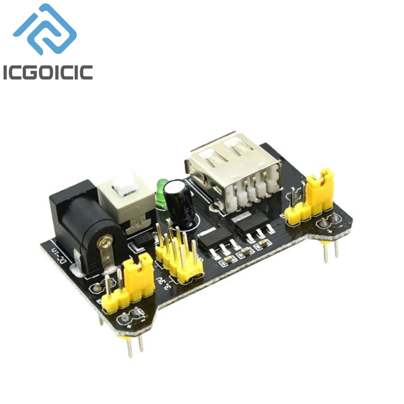 MB102 Solderless Breadboard Power Supply Module 3.3V/5V DIY Kit Parts For Arduino