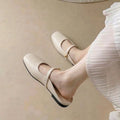 Women's New Summer Collection: Retro-Chic & Versatile Closed-Toe Mules — Square-Toe, Casual Slip-On Sandals with Soft Soles