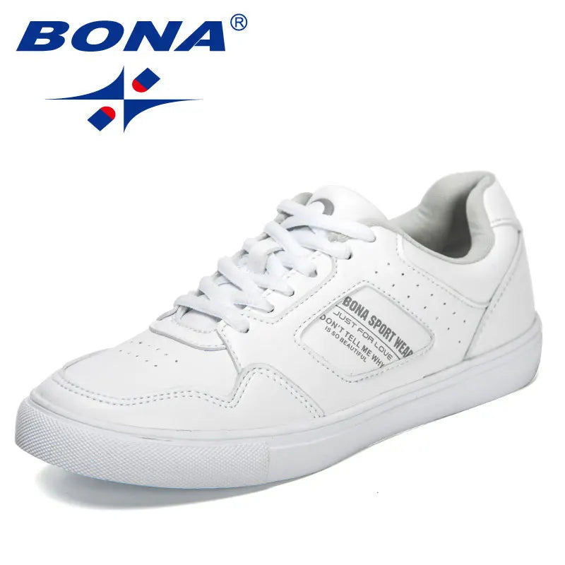 BONA Designers Ladies Flat Skateboarding Sneakers Soft | SAMAG
