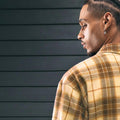 Men's College Style Casual Short Sleeved Checkered Shirt | SAMAG