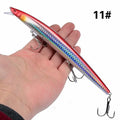 16 Colors 18cm 24g Minnow Fishing Lure Laser Crankbait | SAMAG