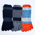 Pairs Man Five Finger Socks Large Plus Size Patchwork | SAMAG