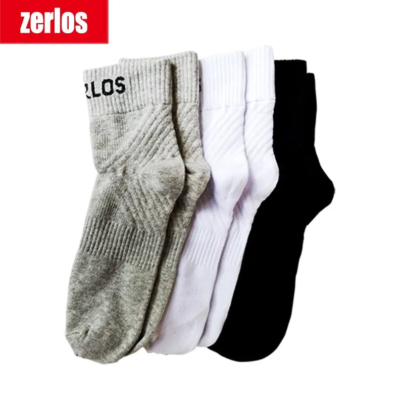 3 pairs /lot size 36-44 zerlos brand sport socks men | SAMAG