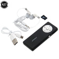 Mini Portable MP3 Player Student Sport MP3 Music Player Fashion Simple Solid Player MP3 with Memory Card Sets School Supplies