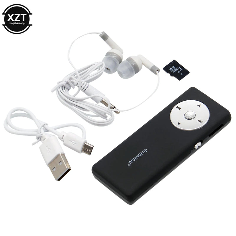 Mini Portable MP3 Player Student Sport MP3 Music Player Fashion Simple Solid Player MP3 with Memory Card Sets School Supplies