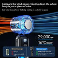 MIJIA Electric Fan Refrigeration Handheld Portable Desktop Outdoor Digital Display High-speed Folding Neck Hanging Fan NEW