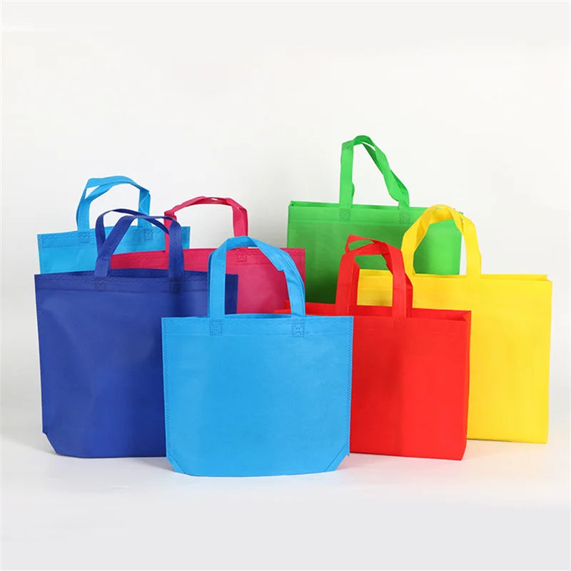 20 pieces Non Woven Bag Shopping Bags Eco Promotional Recyle Bag Tote Bags Custom Make Printed Logo