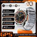 2026 New Military Smart Watch Men Built-in GPS 530mah Bluetooth Call 3ATM Waterproof Barometric Altimeter Sports Smart Watches