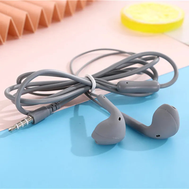 Multi-function 3.5MM Wired Earphones Headphones in Ear With Mic Sports Music Earduds Handfree Headsets For Xiaomi Samsung Huawei