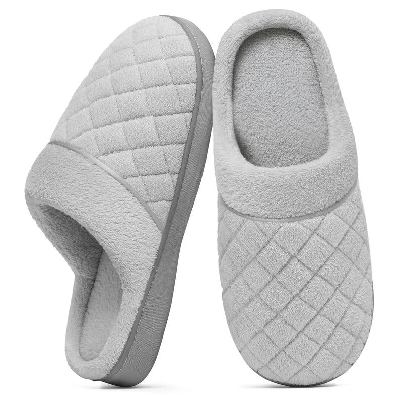 Comwarm Lightweight House Slippers For Women Men Anti-slip Soft Sole Home Slides Comfy Slides Memory Foam Unisex Bedroom Shoes