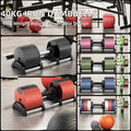 Portable 40kg Cast Iron Adjustable Dumbbells Set for Home - View 3 | SAMAG
