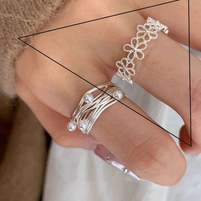 VENTFILLE 925 Sterling Silver Bow Tie Open Finger Ring For Women Gift Cute Design Fashion Jewelry Gift Wholesale