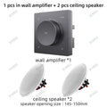 86 Type Mini Audio Wall Amplifiers Bluetooths TF AUX Music Control Panel Stereo Ceiling Speakers Controller Home Theater Systems