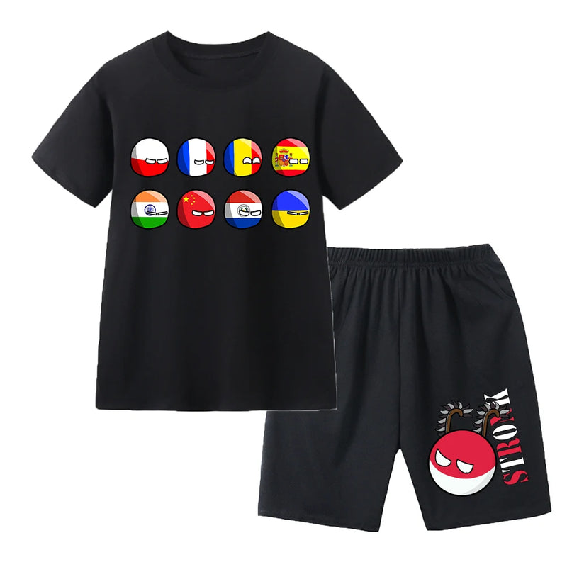 Countryball Polandballs Clothes for Summer Toddler Girls | SAMAG