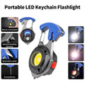 Mini COB Portable Keychain Flashlight 7 Lighting Modes | SAMAG