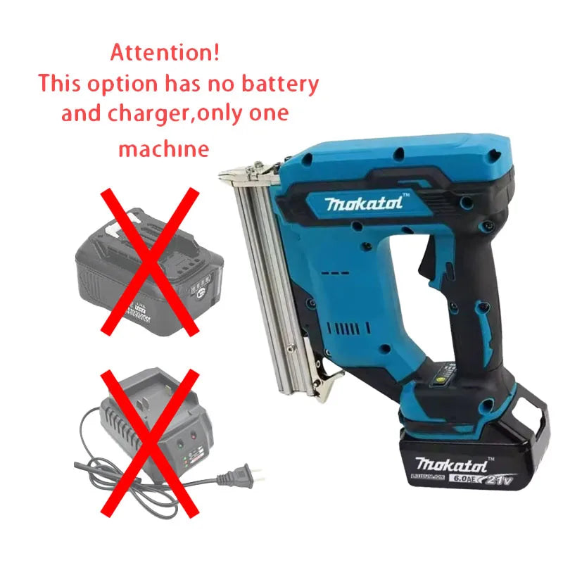 Makita Lithium - Ion Cordless Nailer: 18V 6.0Ah Battery, Holds 100 Nails, Ideal For DIY Woodworking - View 7 | SAMAG
