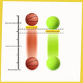 Children Silent Patting Ball Toys High Elasticity Sponge Basketball Sports Kids Toys Indoor Fun Silent Shooting Ball Party Games