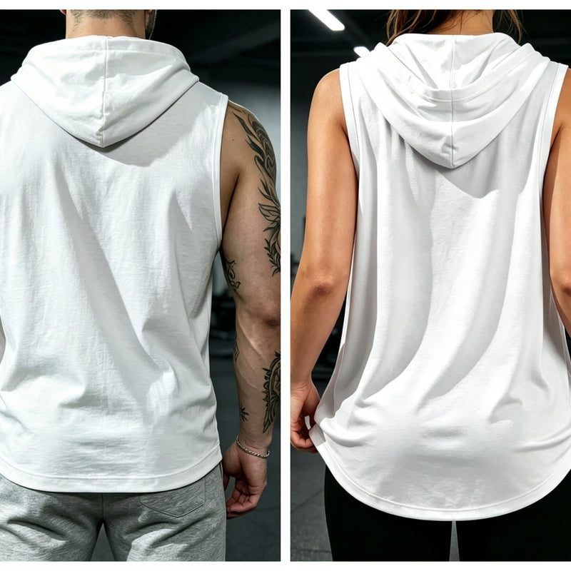 Pink Ratz Unisex Sleeveless Hooded Tank Top Y2K Retro Aesthetic Animal Print Cute Rat Graphic Hood Vest Streetwear for Men & Women