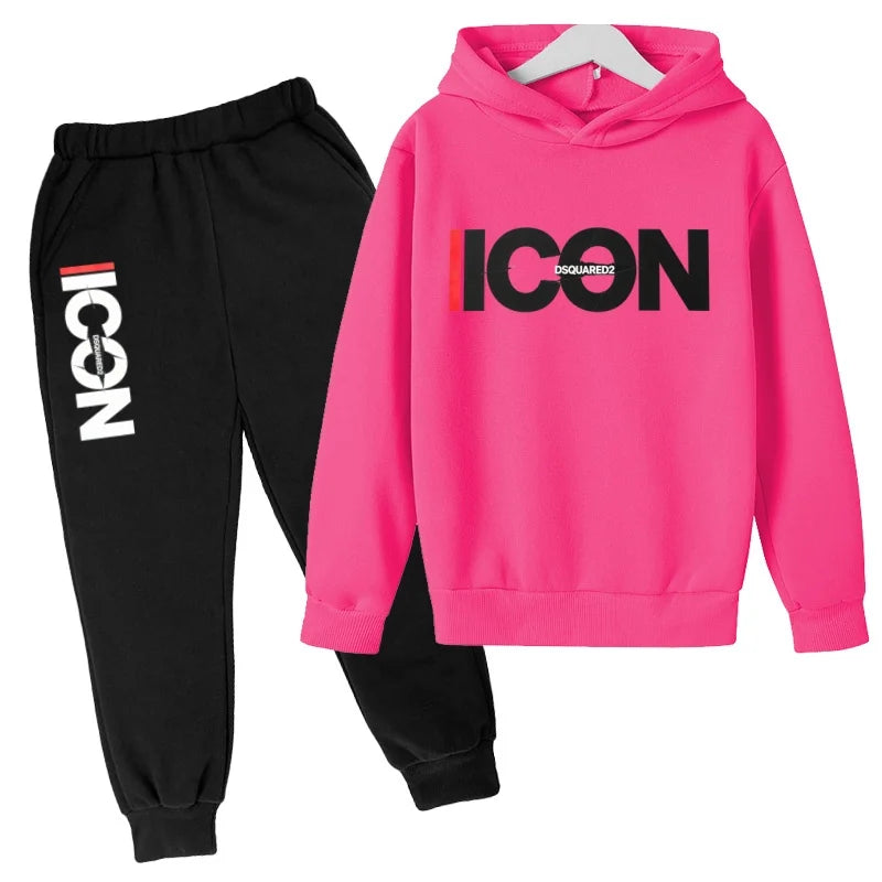 Children's Hooded Sweatshirt with Letters - 3-13 Years | SAMAG