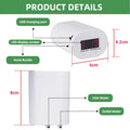 Smart Dual Pump Drip Irrigation System Automatic Watering Timer Controller For Garden Plants Flowers Greenhouse Irrigation