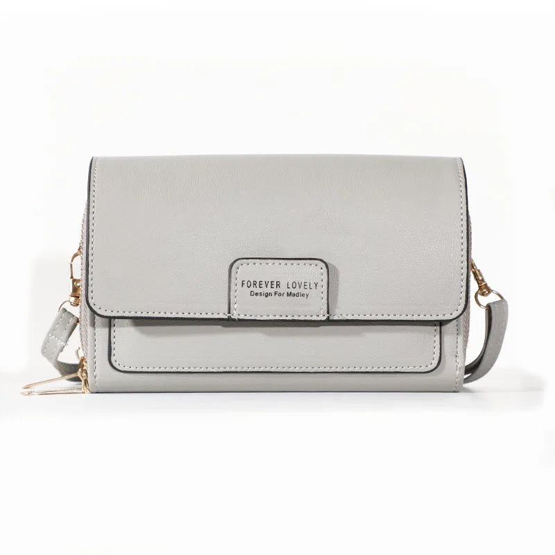 New Women Pu Leather Handbags Female Multifunctional Large Capacity Shoulder Bags Fashion Crossbody Bags For Ladies Phone Purse