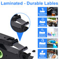 5PK/10PK Label Tape Compatible For Brother TZ Tze-231 131 631 6/9/12mm Laminated Label Cassette For Brother P-Touch Label Maker