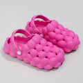Comwarm Bubble Ball Women Sandals New Summer Women Clogs Garden Shoes House Massage House Slippers Closed Toe Anti-Slip Sandals