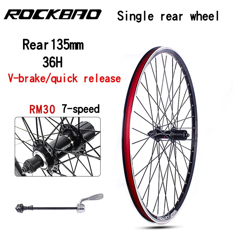 ROCKBAO 20 Inch Bike Wheelset 24 26 Aluminum Alloy - View 11 | SAMAG