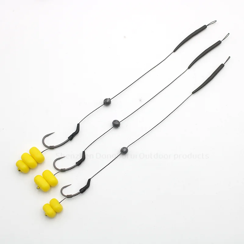 2 packs= Carp Fishing Rig with Corn Balanced Ready Tied | SAMAG