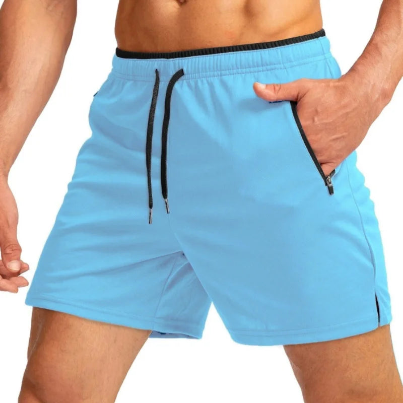 2025 New Solid Football Training Shorts Mens Summer Bottoms Running Basketball Soccer Shorts Boys Tennis Badminton Sports Short