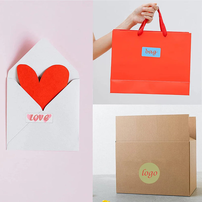 Custom Stickers Printing Your Own Logo Text Personalized Business Logo Label Any Size Any Material Tag Label Stationary Stickers