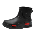 Men's Rain Shoes New Four Seasons Casual Fashion Comfortable Outdoor Anti slip Wear resistant Lightweight Waterproof Rain Shoes
