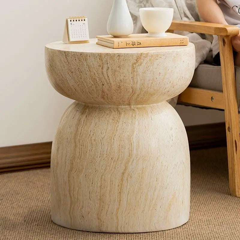 Simple Modern Sofa Side Table Coffee Table Creative Study Round Tables Balcony Art Corner Tables Home Bedroom Bedside Tables