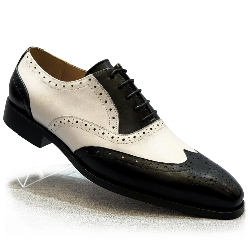 Men's Luxury Genuine Leather Double Buckle Monk Strap Wingtip Toe Loafers Formal Dress Shoes for Wedding Office Business