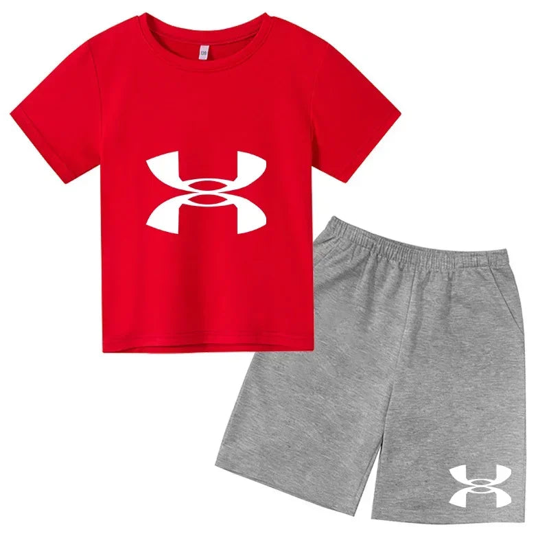 2-13Y Kids Spring & Autumn Casual Cartoon & Letter Print | SAMAG