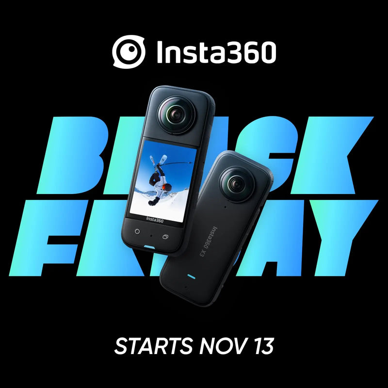 Insta360 X3 - Waterproof 360 Action Camera with 1/2" 48MP Sensors, 5.7K 360 Active HDR Video, 72MP 360 Photo, 4K Lens