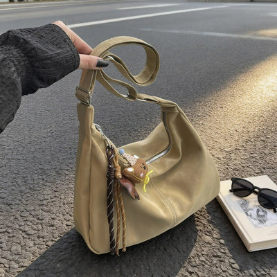 Large Capacity Simple Casual Hobo Bag Comfortable | SAMAG