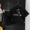 Trendy Clothing New Child Short Sleeve Striped Suits Boys - View 2 | SAMAG