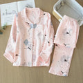 New Large Size Pajamas Women Cotton Crepe Home Service | SAMAG