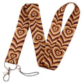 Heart Lanyard Simple Style Neck Strap for Key ID Card Cell Phone Straps Badge Holder DIY Hanging Rope Neckband Accessories