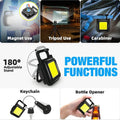 Mini Keychain Flashlight Super Bright Work Light Portable Pocket Torch Rechargeable Outdoor Waterproof Camping Small Key Light