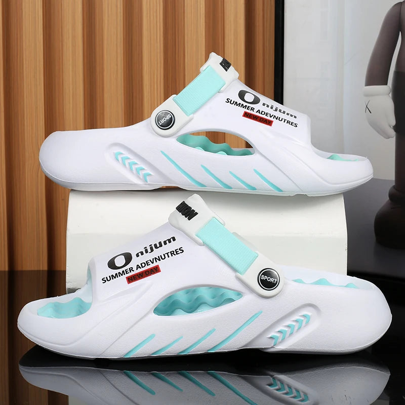 Men Slippers New Summer EVA Soft-soled Platform Slides Sandals Indoor Outdoor Walking Beach Shoes Flip Flops Mens Shoes