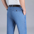 Men's Summer Thin Jeans Loose Stretch Large Size Ice Silk | SAMAG