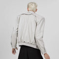 American Fashion Stand Collar Zipper Leather Jacket High Street Motorcycle Clothing Men's Casual Loose Fashionable Cardigan Top
